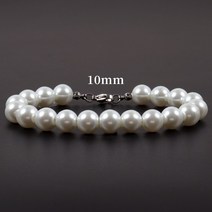 남자 팔찌 뱅글 가죽 뉴 패션 모조 진주 체인 수제 클래식 스테인레스 스틸 피가로 보석 선물