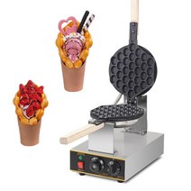 홍콩 에그와플 메이커 상업 전기 110V 220V 계란 거품 와플 기계 eggettes 철 케이크 오븐, Normal bubble waffle+220V+EU