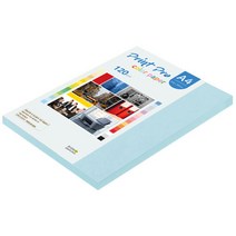 종이문화 프린트프로 칼라복사지 A4 120g No.16 스카이블루 80매