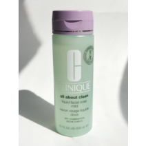 Clinique Cleansers All About Clean Liquid Facial Soap Mild 6.7 oz / 200 ml NEW 153031