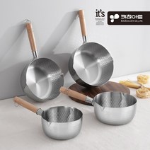 키친아트 IH 편수냄비 스텐 각종요리 인덕션사용가능, 키친아트 해머톤편수냄비_22cm