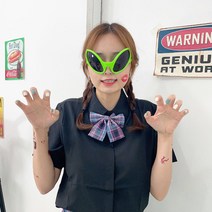 초록 외계인안경 워터밤 개구리선글라스 행사준비 선물