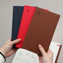 [P1M] 데일리 일정 관리 가벼운 위클리 플래너 프리노트 / 예쁜노트 옥스포드노트 공책 학원노트 비밀일기장 이쁜노트 회원수첩 문구노트 미니노트 필기노트 영어공책 나만의공책 노트세트 ( P1M / 632594EA ), 플래너_브라운
