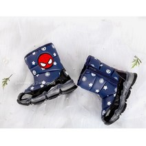 스파이더맨 호이 부츠 생활방수 겨울 보온 신발 부츠