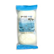 생활용품 화이트비누 3pcs 목욕용품/사우나비품/때비누/샤워때비누/천연비누, 단일 수량