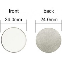 PINMEI 블랭크 골프 볼 마커 24mm 커스텀 프린트에 최적 20개 팩 화이트, 단일옵션