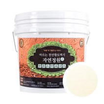 바른황토 바르는 천연 황토 편백 벽지 페인트 자연정원, 아이보리, 20kg