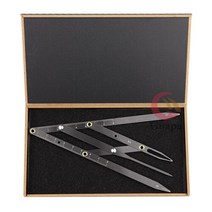 마이크로블레이딩 눈썹 캘리퍼스 눈금자 영구 메이크업 액세서리 스텐실 황금 비율 문신 측정 도구, [03] Black Ruler