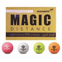 다이아윙스 골프공 장타 비거리 M2 M3 M5 6구, M5 주황 6구