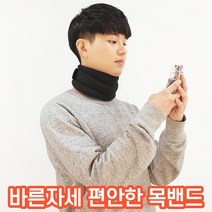 달리 바른자세 교정 거북목 목 보호대 밴드 고급형, 2개