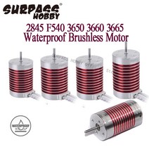 SURPASS HOBBY 2845 F540 3650 방수 브러시리스 모터 60A ESC for RC Car 1/10 Wltoys Racing Off-Road, 15 3650 5900KV 3.175mm