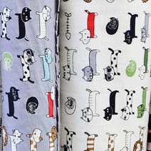 고양이 패턴 천 1마 천원단 패브릭 퀼트 홈패션 원단 예쁜천 면원단 퀼트천 패브릭천, 블루