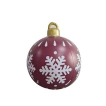 60cm 크리스마스 공 트리 장식 선물 Hristmas 홈 야외 PVC 풍선 장난감, [01] A