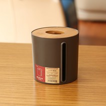 각티슈 두루마리 롤티슈 사각티슈 케이스 두루마리휴지 두루말이 휴지 커버, 브라운