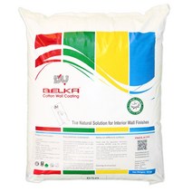 천연 목화솜벽지 벨카(BELKA) 정품 10kg (10평 시공) 목화솜 코튼월 바르는 벽지, B29모던오렌지