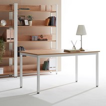 [바보사랑] TS-04 LPM 책상 1200x800 철제 컴퓨터 사무용 일자 데스크, 상세 설명 참조, 선택:블랙프레임/아카시아
