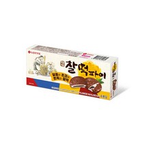 롯데 명가찰떡파이 오리지날 210g 사무실간식 자꾸만손이가는 영양만점 탕비실, 30개