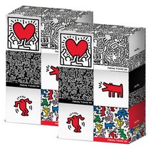 한예지 키스해링 오리지널 미용티슈 230매 12입, 단품