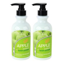 (2개)푸드어홀릭 사과 에센스 바디로션 500ml