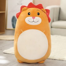 봉제완구 다이노스 핑크 돼지 따뜻하게 감싸다 기프트 잡아 봉제인형 애니메이션 동물 손을 허그 쿠션 3758538449, 사자, 여신 80 센치 (피부 친화 원단 소