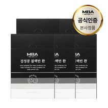 MBA 모발아 탈모예방 모발영양제 검정콩환 검은콩환 블랙턴 환 (3gX15포), 5개, 15포