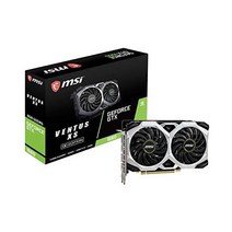 MSI 게이밍 지포스 GTX 1660 192비트 HDMI DP 6GBGDRR5 HDCP DirectX 12 듀얼 팬 VR OC 그래픽 카드 VENTUS XS 6G