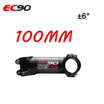 카본 스템 마운트 EC90 자전거 6/17 도 로드 바이크 31.8mm 60/70/80/90/100/110/120mm 핸들 바 알루미늄 사이클링 부품, [11] 6 degrees-90mm, 1개