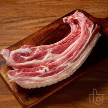 정육육 국내산 프리미엄 생삼겹살 돈 립 스테이크 뼈삼겹 갈빗대 [냉장] 300g 500g, 프리미엄 삼겹살, 1cm삼겹살