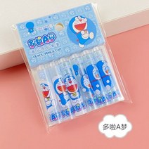 산리오연필세트 쿠로미 초등준비물 초등학생연필 귀여운 산리오 연필 캡 세트 애니메이션 멜로디 시나모롤 익스텐더 학생 문구 학교 용품 선물 6 개/묶음, 12pcs 딩당