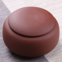 차통 차 보관함 다도 세트 차보관함 보이차 차항아리 도자기 밀폐캔 티캔 항아리단지, 군자 티캔-무패턴, 1개