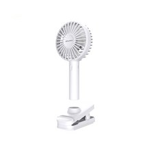 아웨이 집게 휴대용 선풍기 2in1 거치대, F1, WHITE
