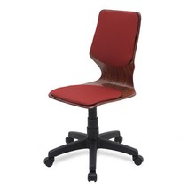 체어포커스 하이팩 CF-607 대 팔무 회전의자 방석/등받이패드 패브릭, 레드