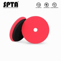 마끼다 광택기 유막제거패드 5 7 인치 전동드릴광택 5인치 폴리셔용 spta 복합, 라이트 컷 레드, 12개