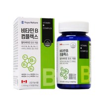 유유네이처 비타민B 컴플렉스 90정 비타민BC 비타민B군 영양제 비타민비12 비타민비군 비타민B 복합제 비타민B1 고함량 캐나다 비타민 대용량 비오틴 엽산 아연 셀레늄 활력 조혈, 90캡슐, 1개