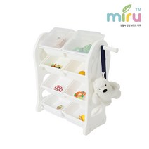 미루 야무진 장난감정리함 - 시리즈, 미루 야무진 4단 애니 -화이트