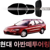 오토맥스 아반떼 측면+후면 열차단 썬팅필름 NEXTECH 썬팅지, 측후면세트15%, 아반떼 투어링(95-00), 현대