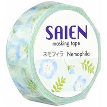 카미 이소산상 마스킹 테이프 네모필라 15mm×10m UR-0022 カミイソ産商 マスキングテープ ネモフィラ 15mm×10m UR-0022