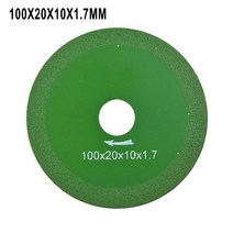 엔진 톱날 연마기 다이아몬드 톱 블레이드 커팅 100mm 그라인딩 휠 1개 타일 대리석 유리 도구 용 앵글 악, 02 1.7mm