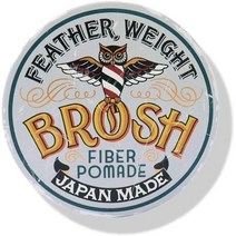 일본직발송 6. BROSH(브로쉬) BROSH (브로시) BROSH FIBER POMADE 헤어 왁스 120G (X 120) B08K9PFHQV, One Size, One Color