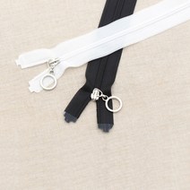 소잉데일리 의류용 지퍼 및 슬라이더 모음전_ 3호 5호 80여종, 67cm_화이트, 11. 3호 메쉬 코일지퍼