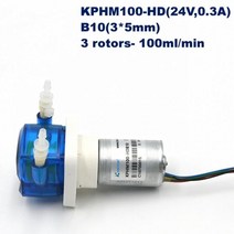 정량 펌프 양수기 수도 가압 미리리터분 스테퍼 모터 연동 도징 스트레이트 플레이트 저소음 제로 오염, KPHM100-HD3(24V), B10