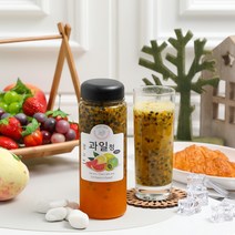 농부가 직접 만든 수제 패션후르츠청 1kg (에이드/주스/우유/빙수 만들기)