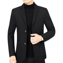 DFMEI 중년 남성 정장 코트 봄가을 싱글 남성 캐주얼 정장