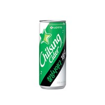 롯데칠성 탄산음료 칠성사이다 제로 음료수 청량감 학교간식 250ml 30캔 1세트