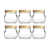 사각 유리병 500ml_6조, 단품