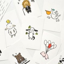 아트박스/모노라이크 버디 포스트카드 엽서, 옵션선택:02.양, 단품