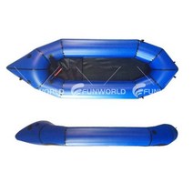 FUNWORLD 공기주입식 TPU 카약Packraft 무역 Packraft 보트 저렴한 초경량 팩크래프트 재미있는, CW-C220-96-30CM