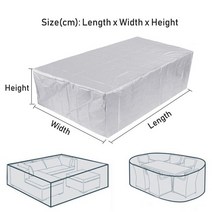야외 피크닉 정원 테이블세트 이케아 테라스 탁자 방진 방수 야외 풀 풀 solid with drawstring 7 8 9 foot billiard table dust cover, 은, 287x155x82cm
