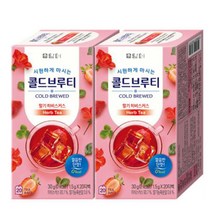 담터 콜드브루티 딸기히비스커스 20Tx2개, 40개
