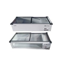 구슬 마트 편의점 아이스크림 냉장고 냉동 평대 냉동고, 1.5m 창포함+3색조명 500x730x420